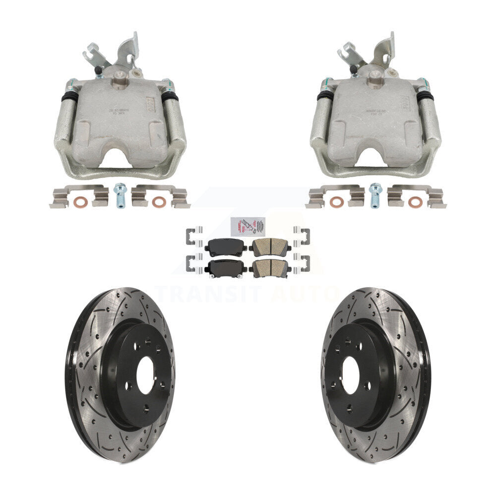 Transit Auto KCD-101767N Disc Brake Kit for 2011-2016 Chevrolet Malibu, Buick Regal - Rear product image