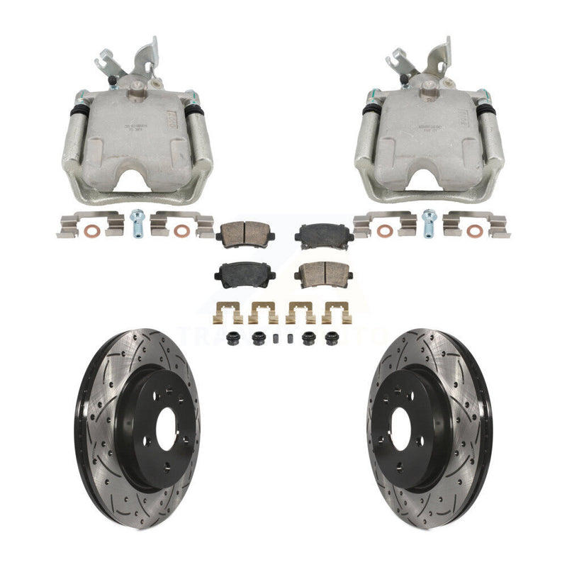 Transit Auto KCD-101768N Disc Brake Kit for 2011-2016 Chevrolet Malibu, Buick Regal - Rear product image