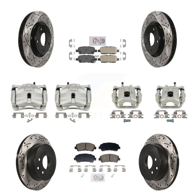 Transit Auto KCD-101779N Disc Brake Kit for 2008-2015 Nissan Rogue Select, Nissan Rogue - Front and Rear product image