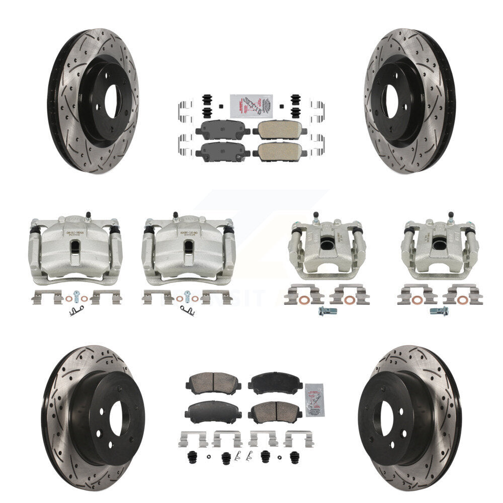 Transit Auto KCD-101782N Disc Brake Kit for 2008-2015 Nissan Rogue Select, Nissan Rogue - Front and Rear product image