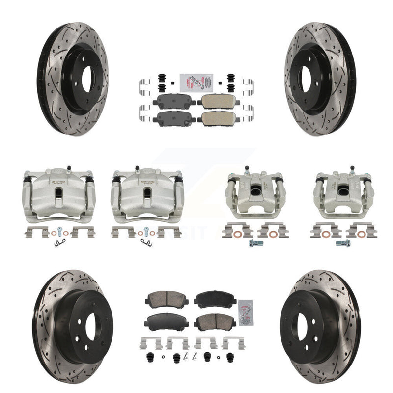 Transit Auto KCD-101782N Disc Brake Kit for 2008-2015 Nissan Rogue Select, Nissan Rogue - Front and Rear product image