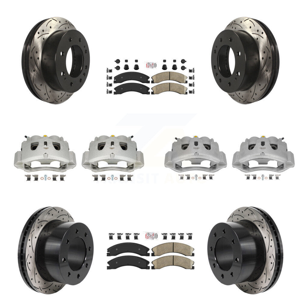 Transit Auto KCD-101788N Disc Brake Kit for 2011-2019 Chevrolet Silverado 3500 HD, GMC Sierra 3500 HD - Front and Rear product image