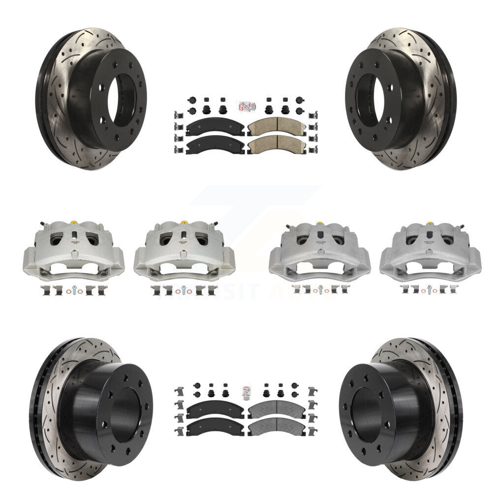 Transit Auto KCD-101794N Disc Brake Kit for 2011-2019 Chevrolet Silverado 3500 HD, GMC Sierra 3500 HD - Front and Rear product image