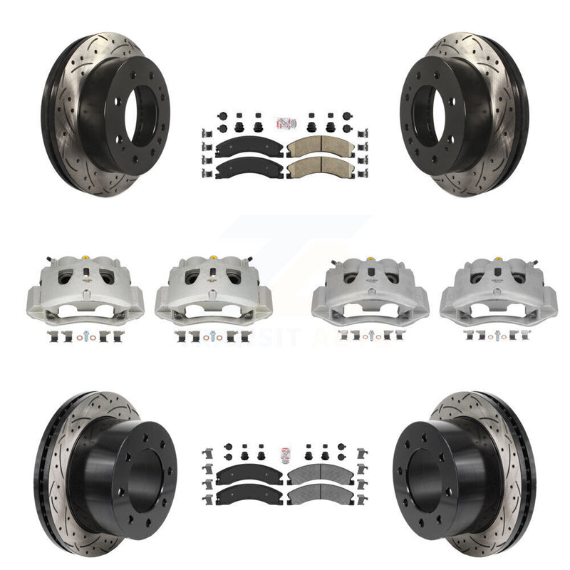 Transit Auto KCD-101794N Disc Brake Kit for 2011-2019 Chevrolet Silverado 3500 HD, GMC Sierra 3500 HD - Front and Rear product image