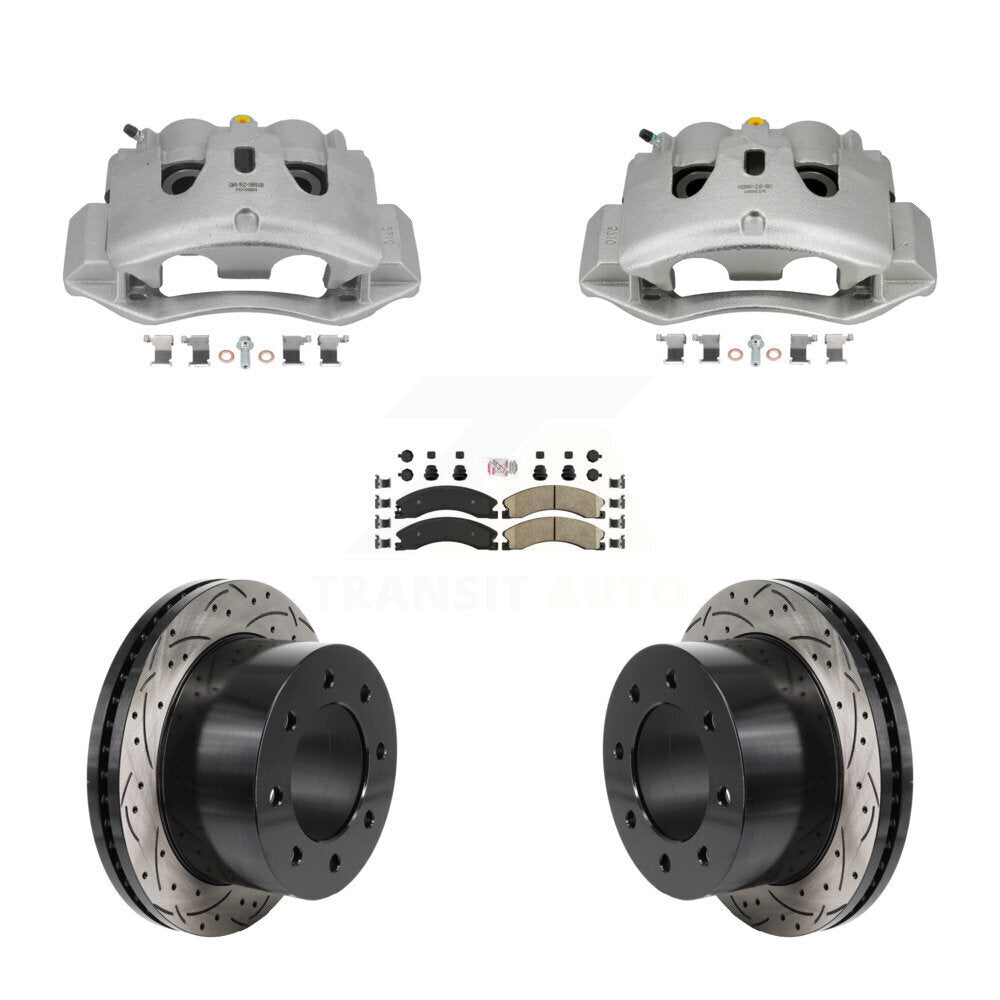 Transit Auto KCD-101799N Disc Brake Kit for 2011-2019 Chevrolet Silverado 3500 HD, GMC Sierra 3500 HD - Rear product image