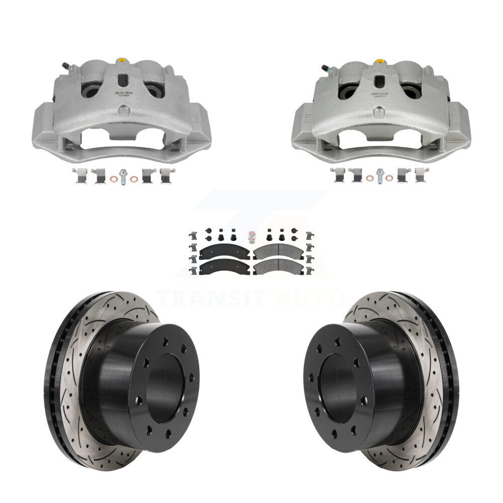 Transit Auto KCD-101800N Disc Brake Kit for 2011-2019 Chevrolet Silverado 3500 HD, GMC Sierra 3500 HD - Rear product image