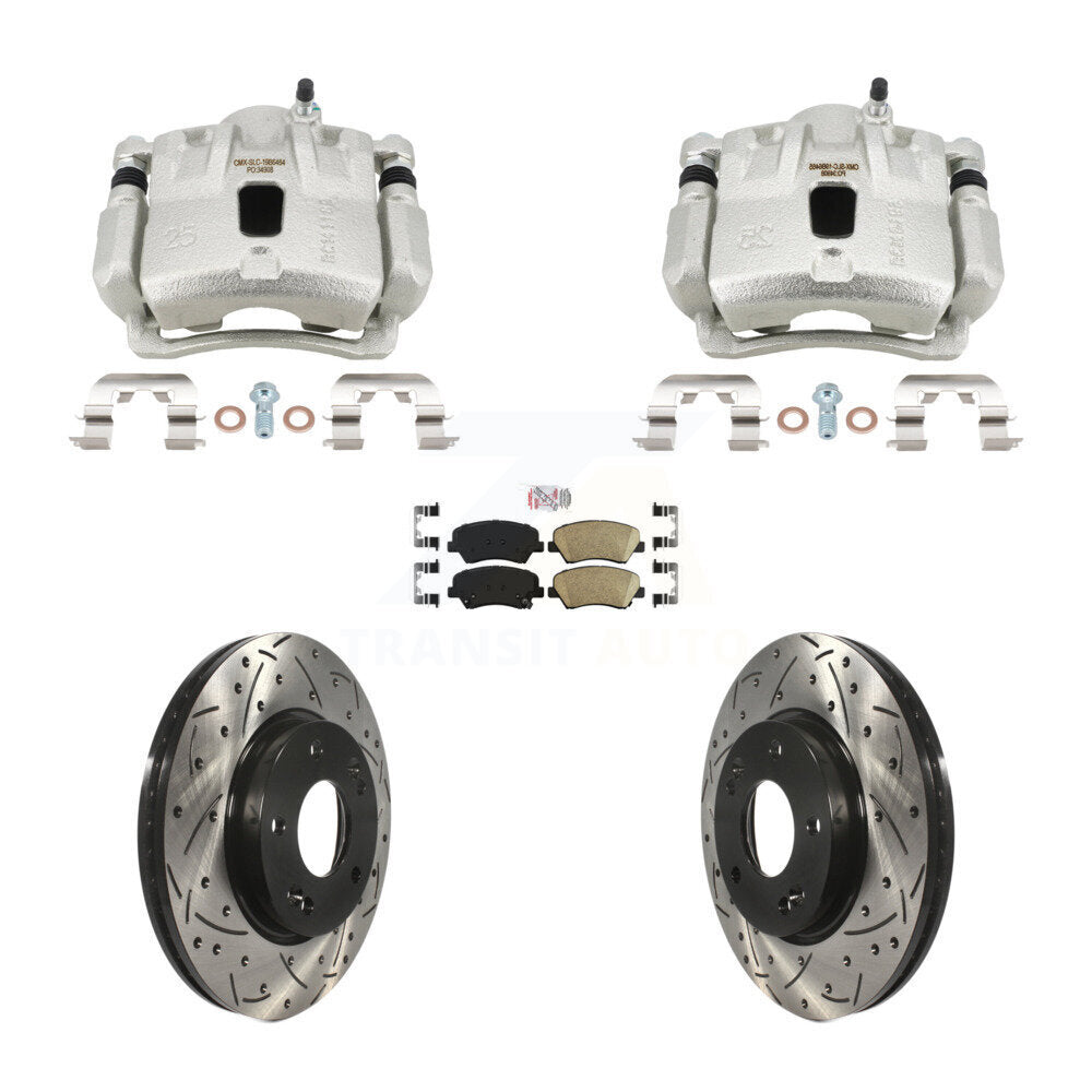 Transit Auto KCD-101810N Disc Brake Kit for 2013-2016 Hyundai Elantra, Hyundai Elantra Coupe - Front product image