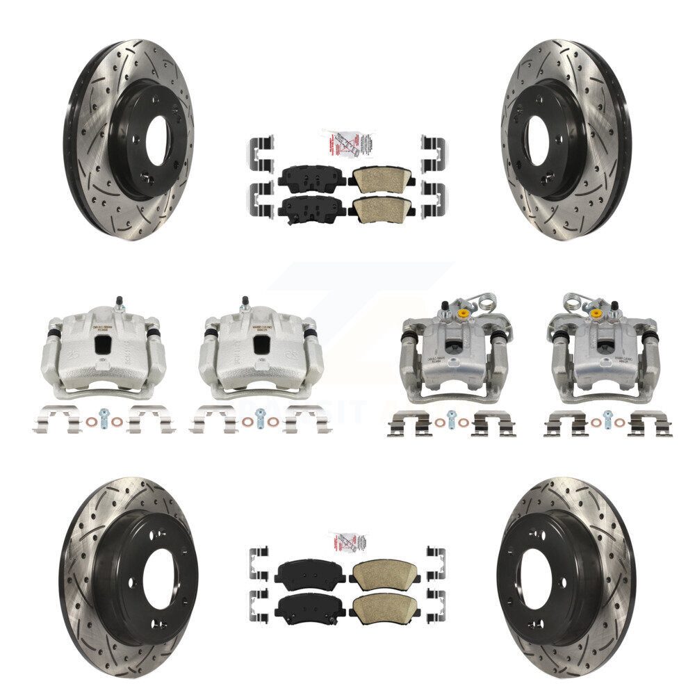 Transit Auto KCD-101813N Disc Brake Kit for 2013-2016 Hyundai Elantra, Hyundai Elantra Coupe - Front and Rear product image