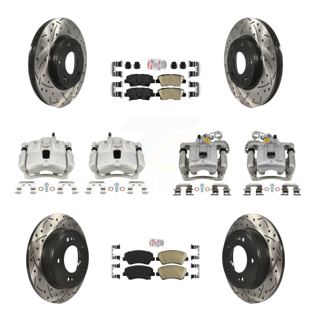 Transit Auto KCD-101814N Disc Brake Kit for 2013-2016 Hyundai Elantra, Hyundai Elantra Coupe - Front and Rear product image