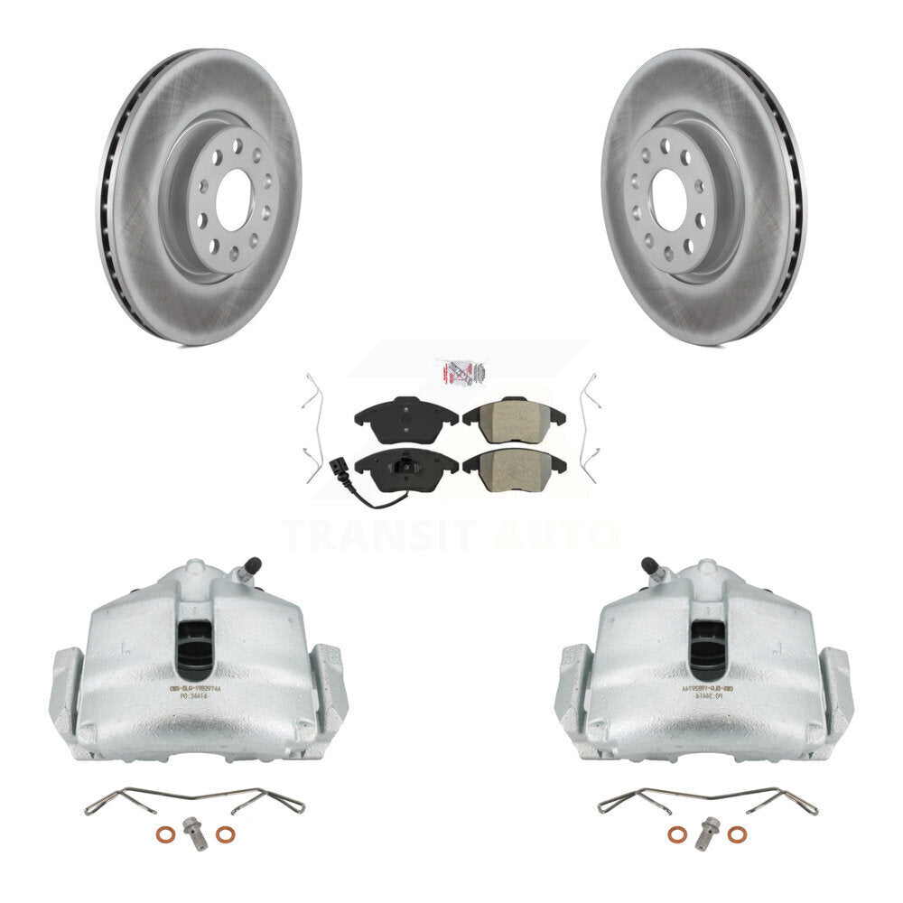 Transit Auto KCG-100001N Disc Brake Kit for 2005-2018 Volkswagen Beetle, Volkswagen Jetta, Volkswagen GTI & more - Front product image