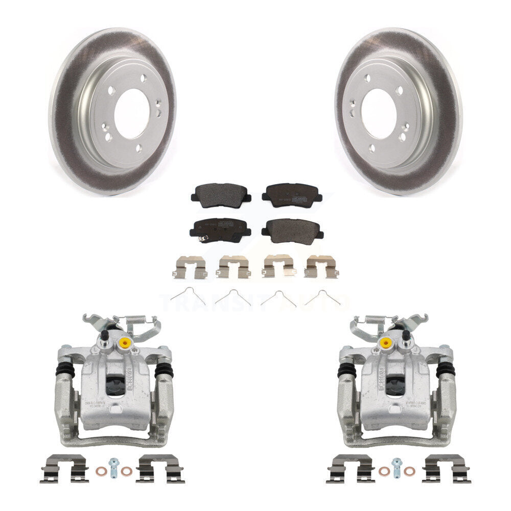 Transit Auto KCG-100001P Disc Brake Kit for 2017-2022 Kia Niro, Hyundai Elantra, Hyundai Ioniq - Rear product image