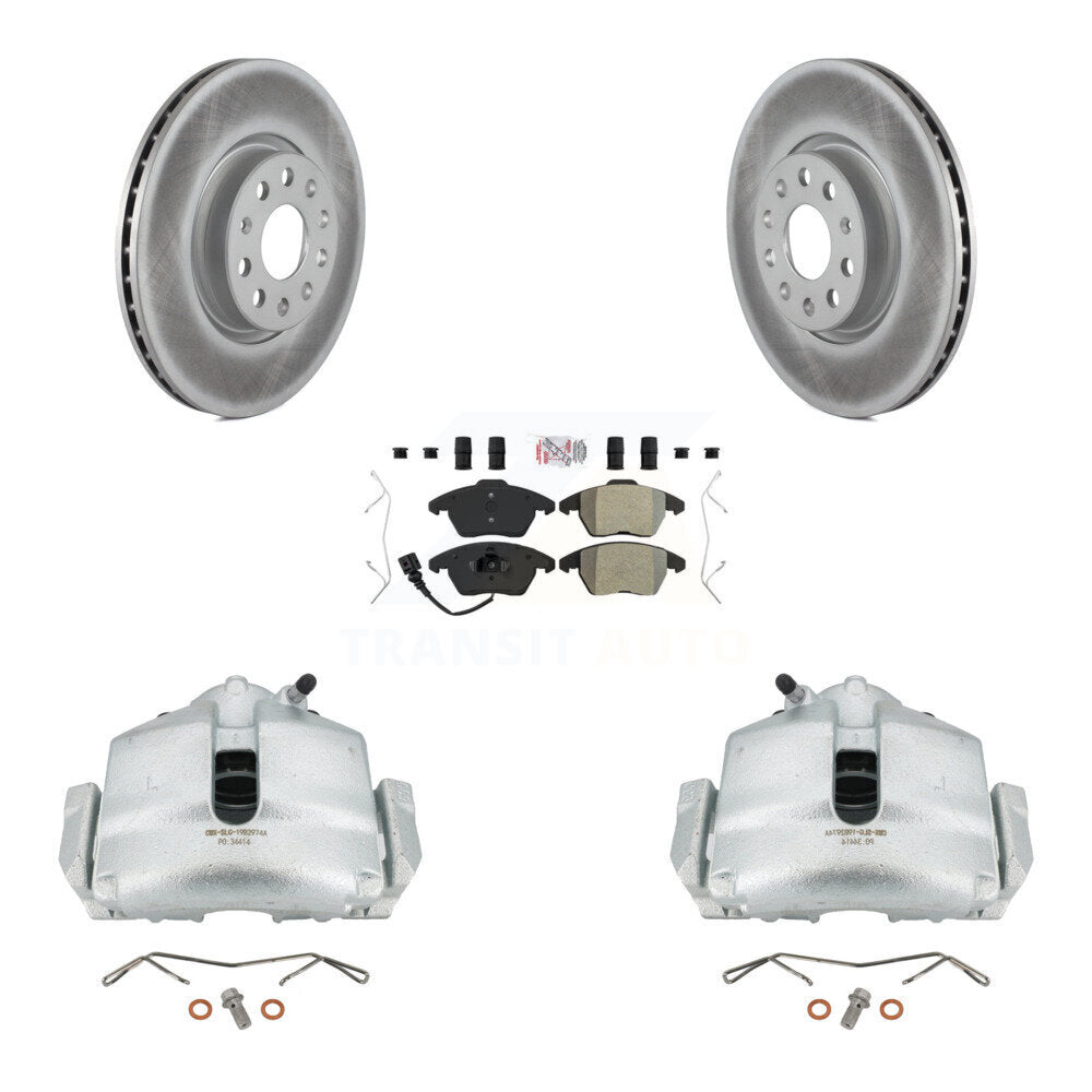 Transit Auto KCG-100002N Disc Brake Kit for 2005-2018 Volkswagen Beetle, Volkswagen Jetta, Volkswagen GTI & more - Front product image
