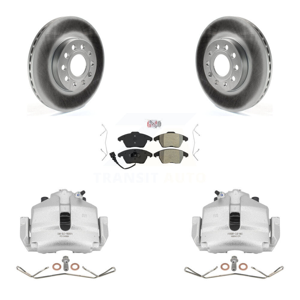 Transit Auto KCG-100009N Disc Brake Kit for 2006-2019 Volkswagen Beetle, Volkswagen Jetta, Volkswagen Golf & more - Front product image