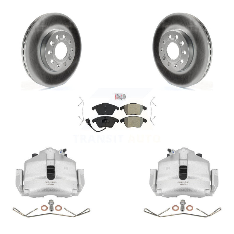 Transit Auto KCG-100009N Disc Brake Kit for 2006-2019 Volkswagen Beetle, Volkswagen Jetta, Volkswagen Golf & more - Front product image