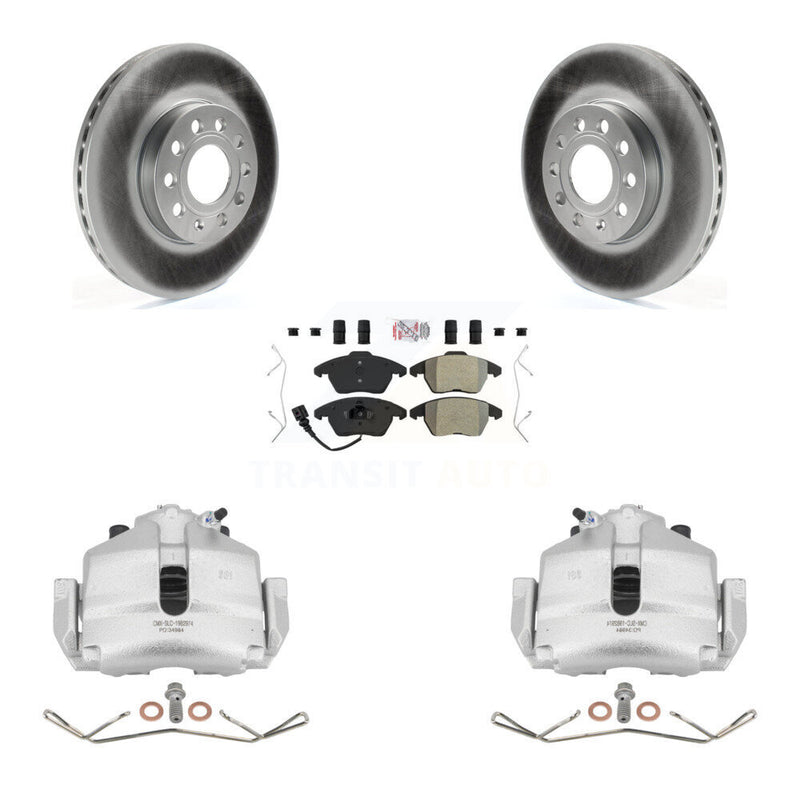 Transit Auto KCG-100010N Disc Brake Kit for 2006-2019 Volkswagen Beetle, Volkswagen Jetta, Volkswagen Golf & more - Front product image