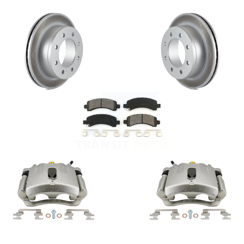 Transit Auto KCG-100014S Disc Brake Kit for 2003-2018 Chevrolet Express 2500, GMC Savana 2500, Chevrolet Express 3500 & more - Rear product image