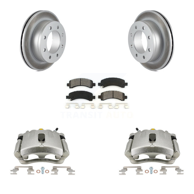 Transit Auto KCG-100014S Disc Brake Kit for 2003-2018 Chevrolet Express 2500, GMC Savana 2500, Chevrolet Express 3500 & more - Rear product image
