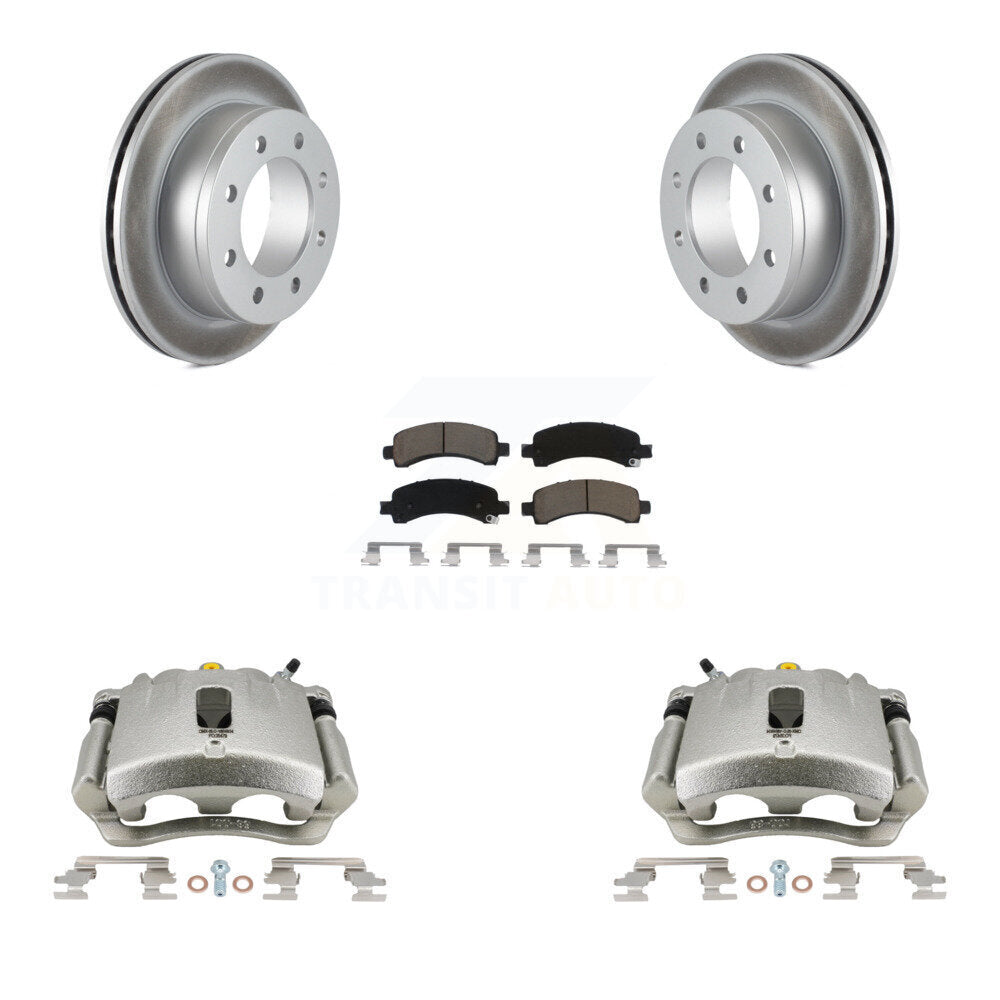 Transit Auto KCG-100017C Disc Brake Kit for 2003-2018 Chevrolet Express 2500, GMC Savana 2500, Chevrolet Express 3500 & more - Rear product image