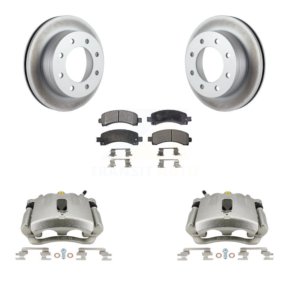 Transit Auto KCG-100018P Disc Brake Kit for 2007-2014 Chevrolet Express 3500, GMC Savana 3500, Chevrolet Express 2500 & more - Rear product image
