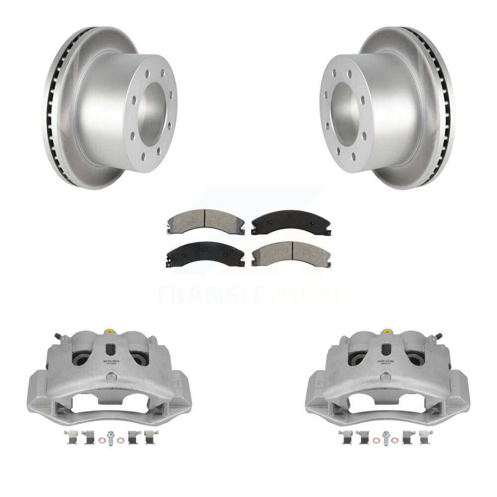 Transit Auto KCG-100025S Disc Brake Kit for 2011-2019 Chevrolet Silverado 3500 HD, GMC Sierra 3500 HD - Rear product image