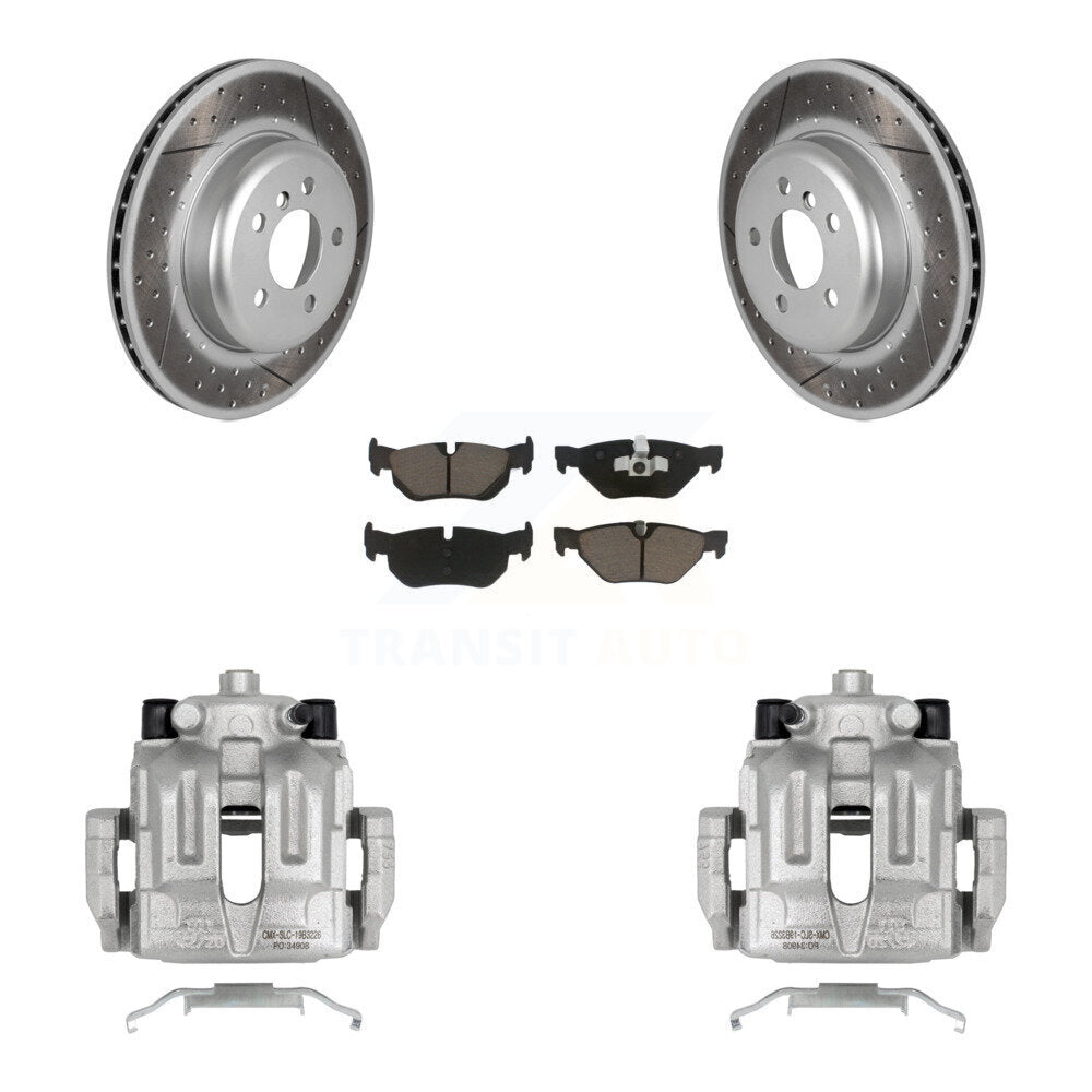 Transit Auto KCG-100027C Disc Brake Kit for 2013 BMW 328i xDrive - Rear product image