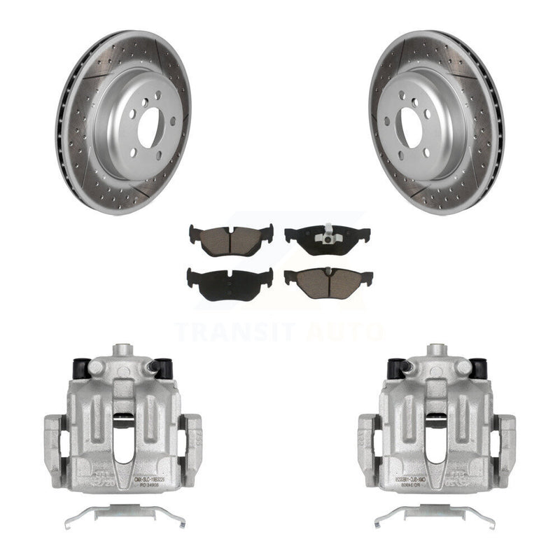 Transit Auto KCG-100027C Disc Brake Kit for 2013 BMW 328i xDrive - Rear product image