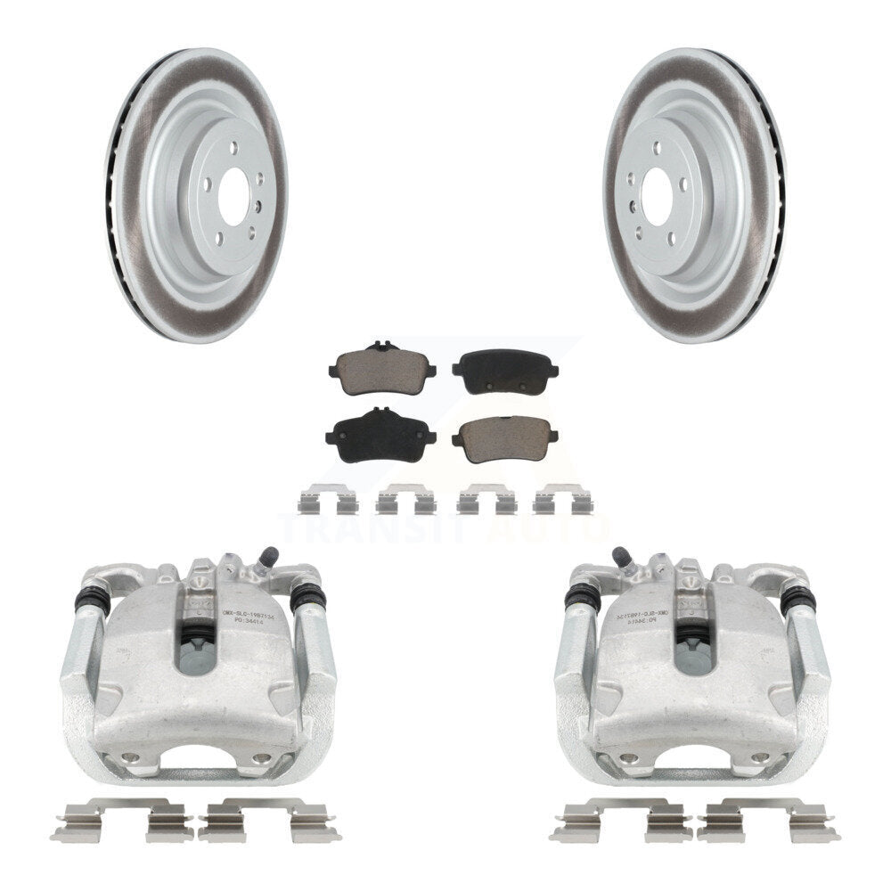 Transit Auto KCG-100028C Disc Brake Kit for 2014-2019 Mercedes-Benz GLS550, Mercedes-Benz GL450, Mercedes-Benz GL550 & more - Rear product image