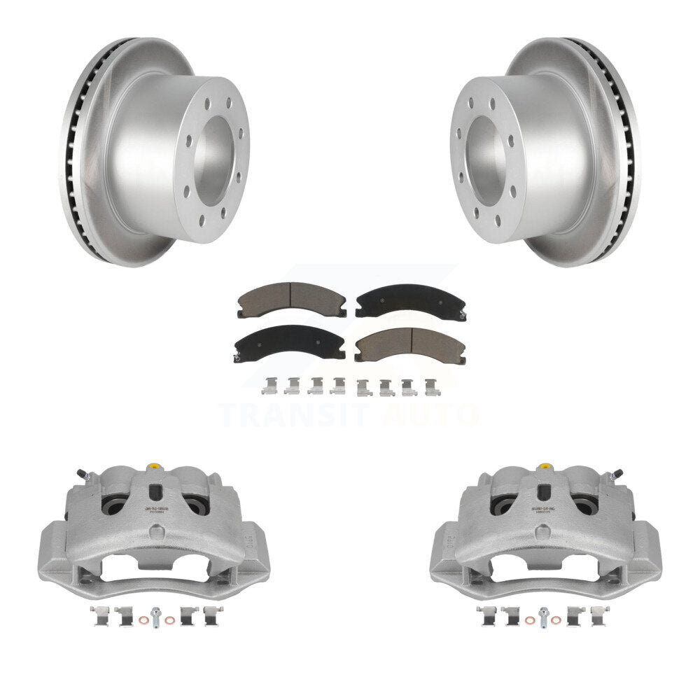 Transit Auto KCG-100029C Disc Brake Kit for 2011-2019 Chevrolet Silverado 3500 HD, GMC Sierra 3500 HD - Rear product image