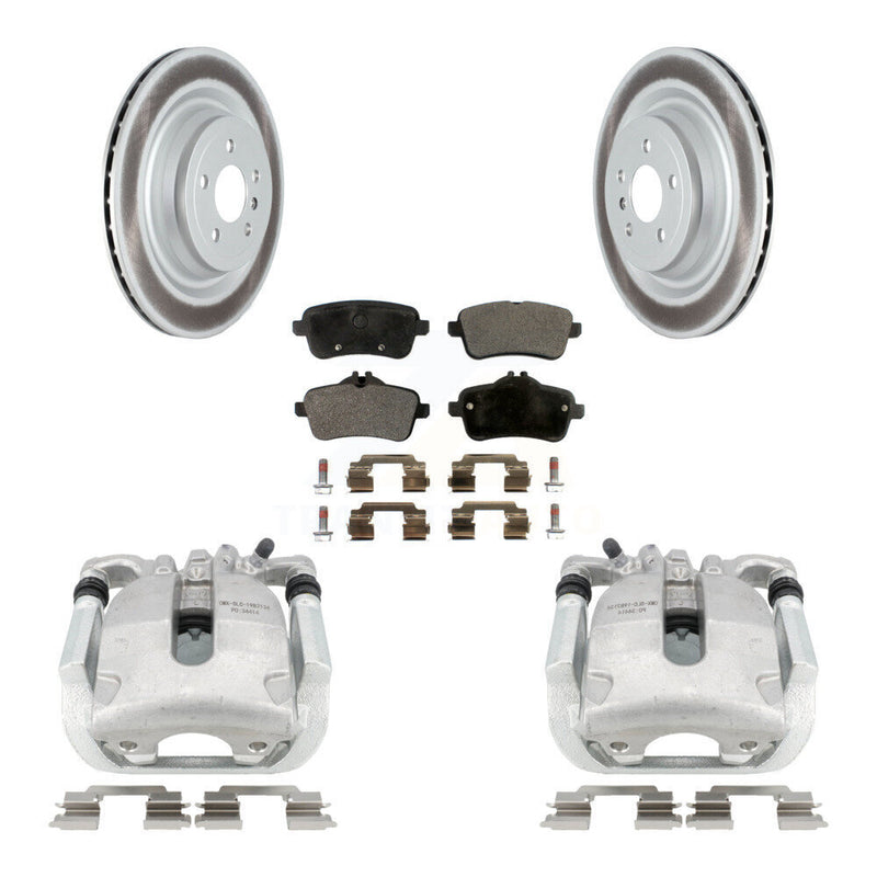 Transit Auto KCG-100029P Disc Brake Kit for 2014-2019 Mercedes-Benz GLS550, Mercedes-Benz GL450, Mercedes-Benz GL550 & more - Rear product image