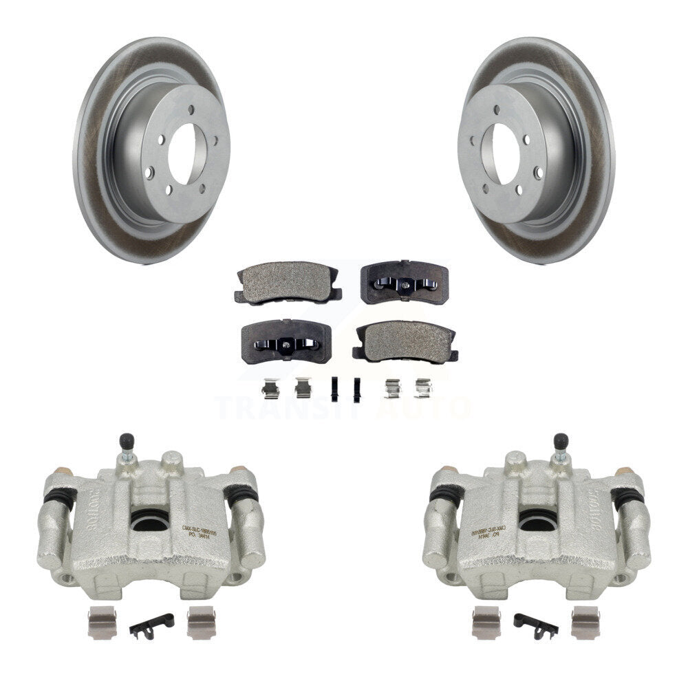 Transit Auto KCG-100032T Disc Brake Kit for 2007-2017 Jeep Compass, Mitsubishi Lancer, Mitsubishi Outlander & more - Rear product image