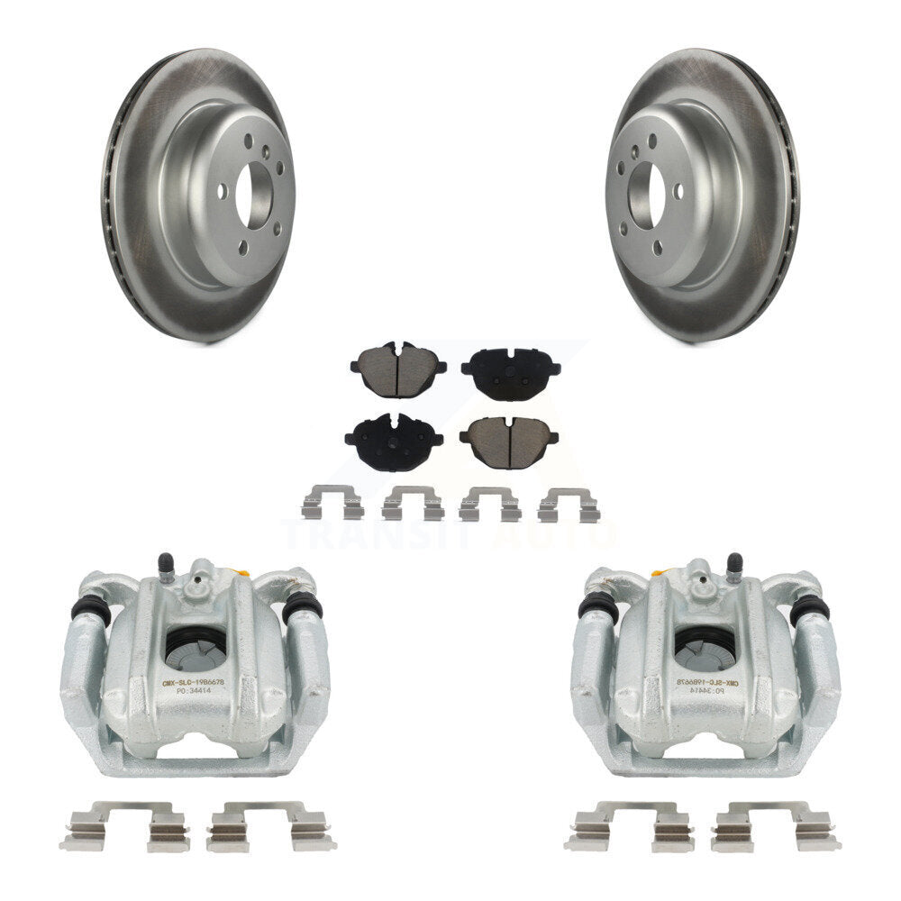 Transit Auto KCG-100035C Disc Brake Kit for 2011-2016 BMW 535d, BMW 535i, BMW 528i xDrive & more - Rear product image