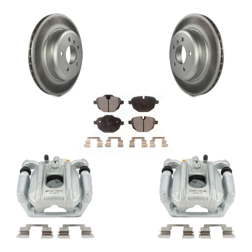 Transit Auto KCG-100036P Disc Brake Kit for 2011-2016 BMW 535d, BMW 535i, BMW 528i xDrive & more - Rear product image