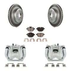 Transit Auto KCG-100036P Disc Brake Kit for 2011-2016 BMW 535d, BMW 535i, BMW 528i xDrive & more - Rear product image