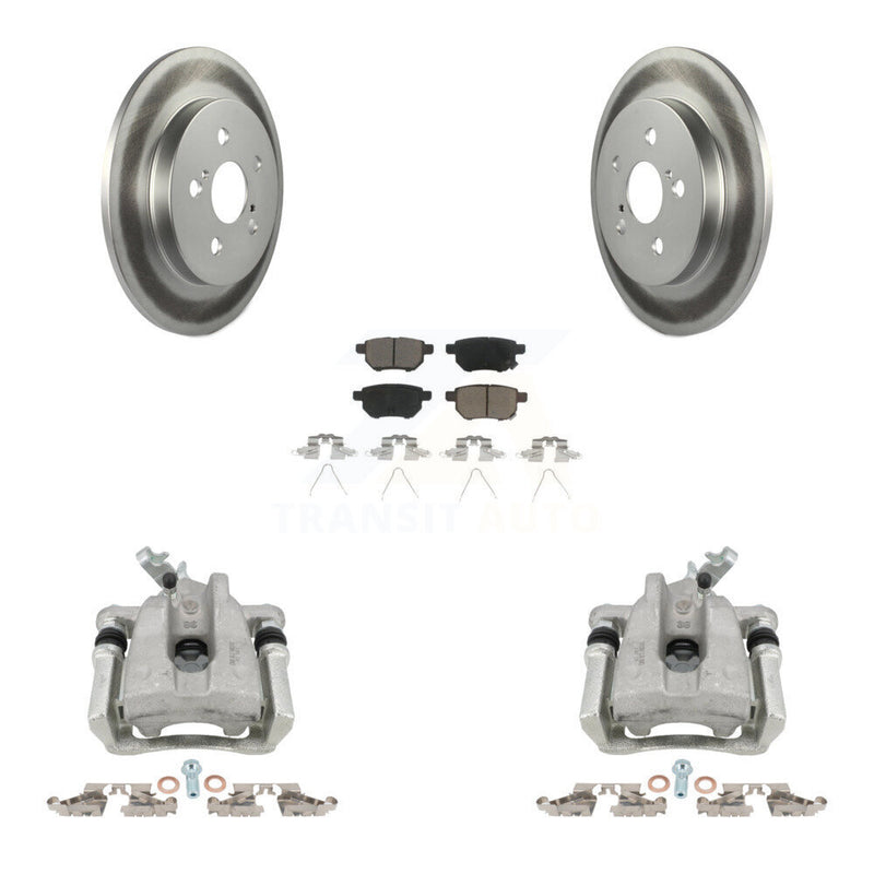 Transit Auto KCG-100038C Disc Brake Kit for 2009-2019 Toyota Corolla, Toyota Matrix, Pontiac Vibe - Rear product image