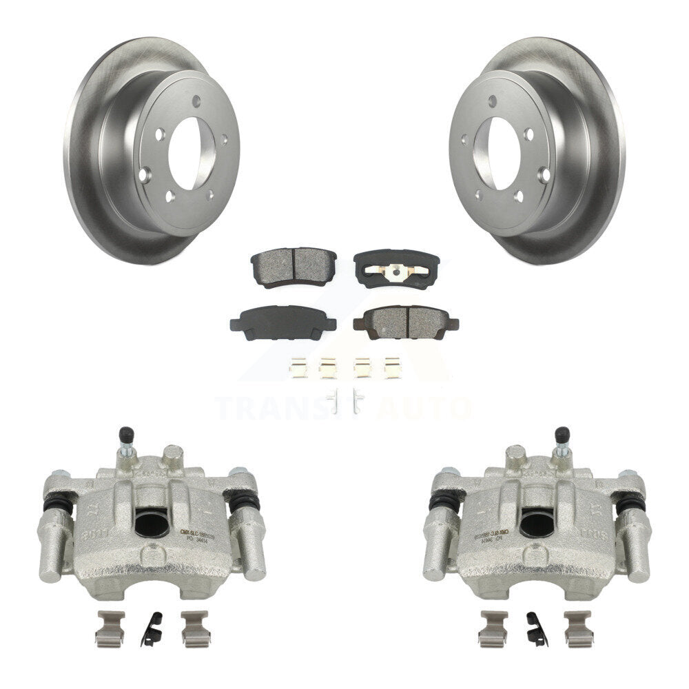 Transit Auto KCG-100039S Disc Brake Kit for 2007-2017 Jeep Compass, Mitsubishi Lancer, Chrysler 200 & more - Rear product image