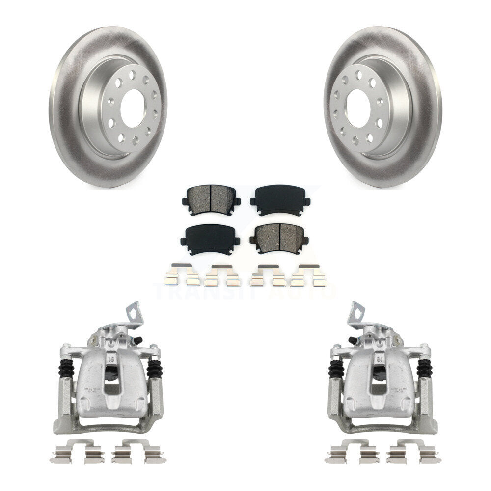 Transit Auto KCG-100043S Disc Brake Kit for 2009-2012 Volkswagen CC, Volkswagen Passat - Rear product image