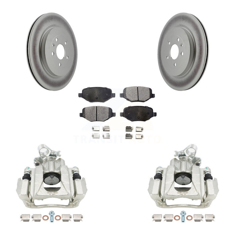 Transit Auto KCG-100043T Disc Brake Kit for 2012-2016 Lincoln MKS, Ford Flex - Rear product image