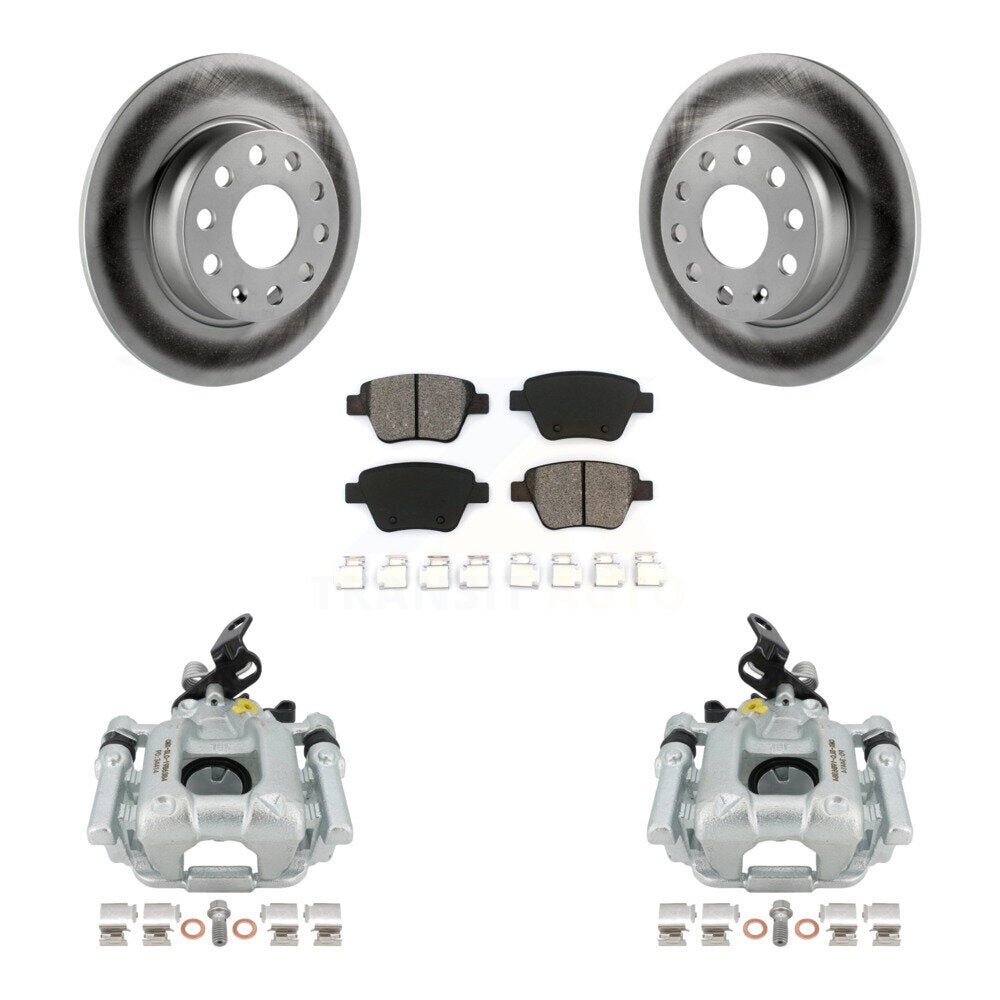 Transit Auto KCG-100044S Disc Brake Kit for 2010-2016 Volkswagen GTI, Volkswagen Beetle, Volkswagen Golf & more - Rear product image