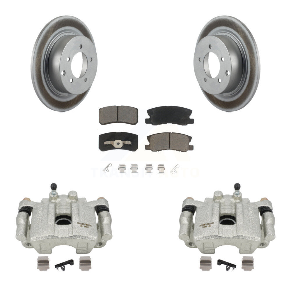 Transit Auto KCG-100045C Disc Brake Kit for 2007-2017 Jeep Compass, Mitsubishi Lancer, Mitsubishi Outlander & more - Rear product image