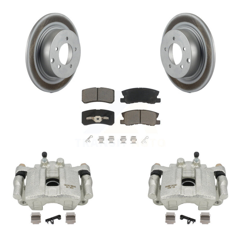 Transit Auto KCG-100045C Disc Brake Kit for 2007-2017 Jeep Compass, Mitsubishi Lancer, Mitsubishi Outlander & more - Rear product image