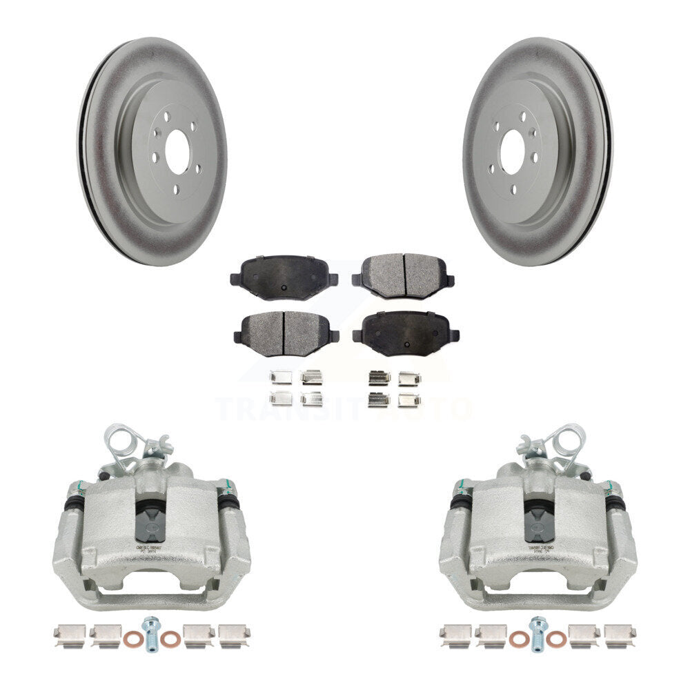 Transit Auto KCG-100045T Disc Brake Kit for 2013-2019 Ford Taurus, Ford Explorer, Lincoln MKS & more - Rear product image