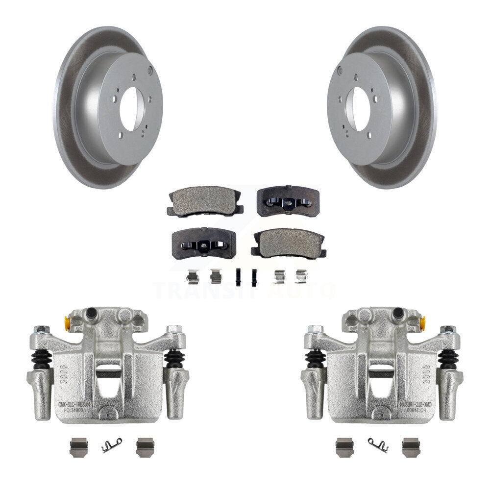 Transit Auto KCG-100048P Disc Brake Kit for 2007-2015 Mitsubishi Outlander, Mitsubishi Lancer - Rear product image