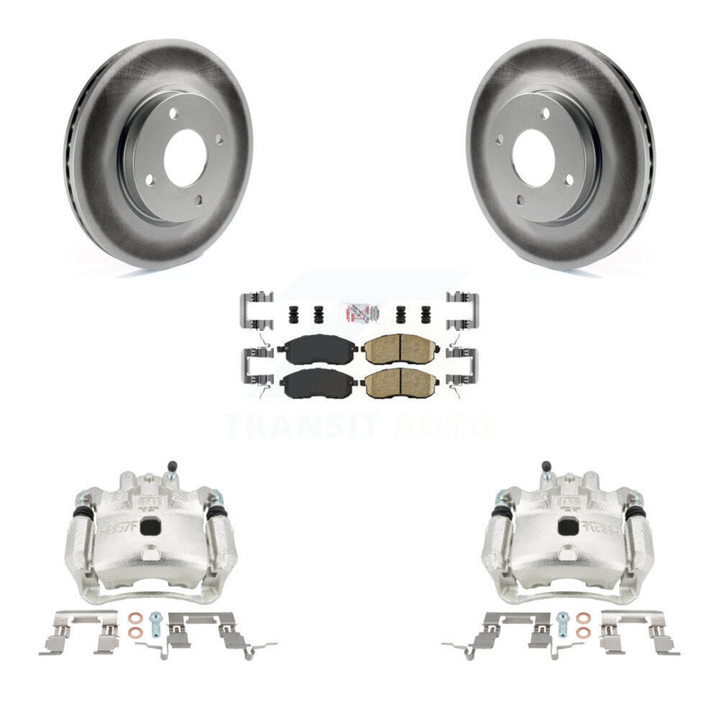 Transit Auto KCG-100049N Disc Brake Kit for 2009-2014 Nissan Cube - Front product image