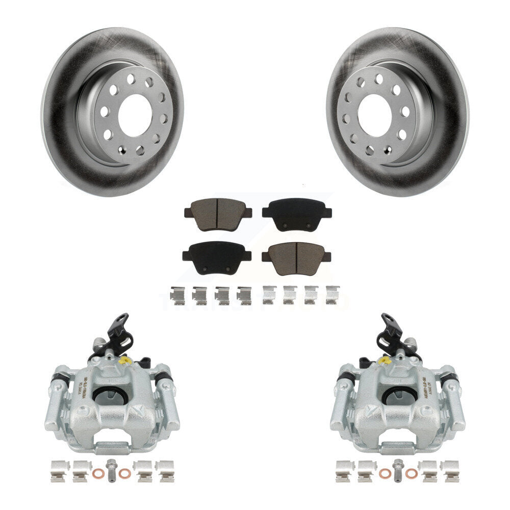 Transit Auto KCG-100051C Disc Brake Kit for 2010-2016 Volkswagen GTI, Volkswagen Beetle, Volkswagen Golf & more - Rear product image