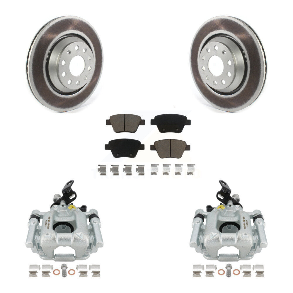 Transit Auto KCG-100052C Disc Brake Kit for 2011-2013 Volkswagen GTI, Audi A3 Quattro - Rear product image