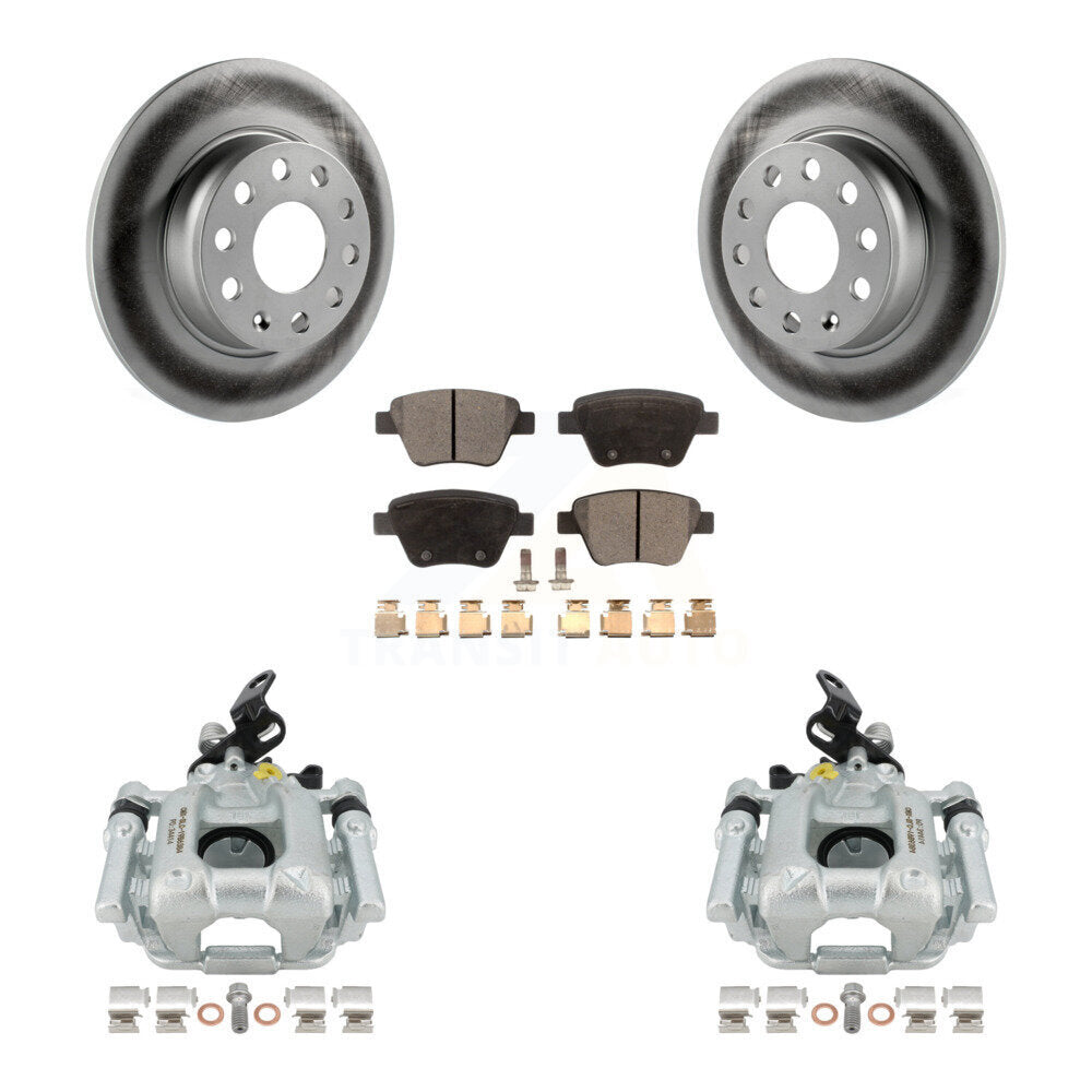 Transit Auto KCG-100052P Disc Brake Kit for 2010-2016 Volkswagen GTI, Volkswagen Beetle, Volkswagen Golf & more - Rear product image