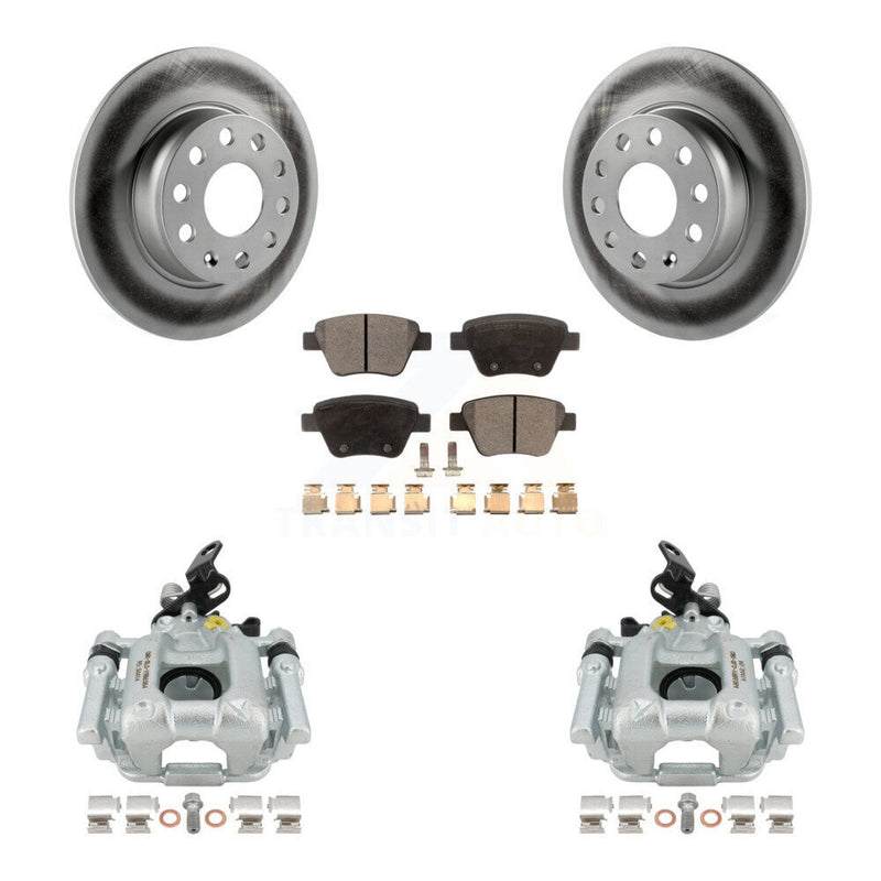 Transit Auto KCG-100052P Disc Brake Kit for 2010-2016 Volkswagen GTI, Volkswagen Beetle, Volkswagen Golf & more - Rear product image