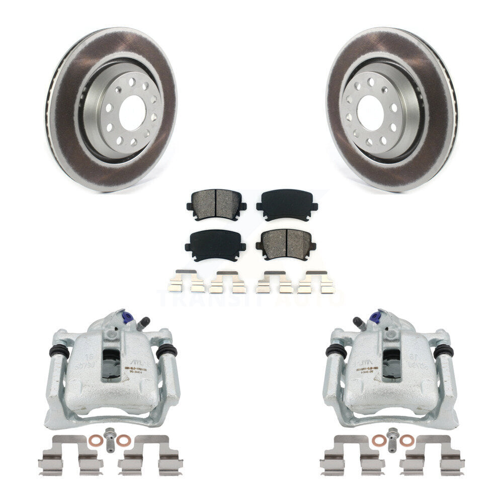 Transit Auto KCG-100052S Disc Brake Kit for 2009-2010 Volkswagen CC, Volkswagen Passat CC - Rear product image