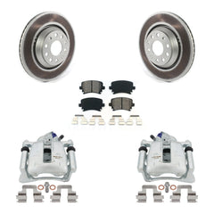 Transit Auto KCG-100052S Disc Brake Kit for 2009-2010 Volkswagen CC, Volkswagen Passat CC - Rear product image