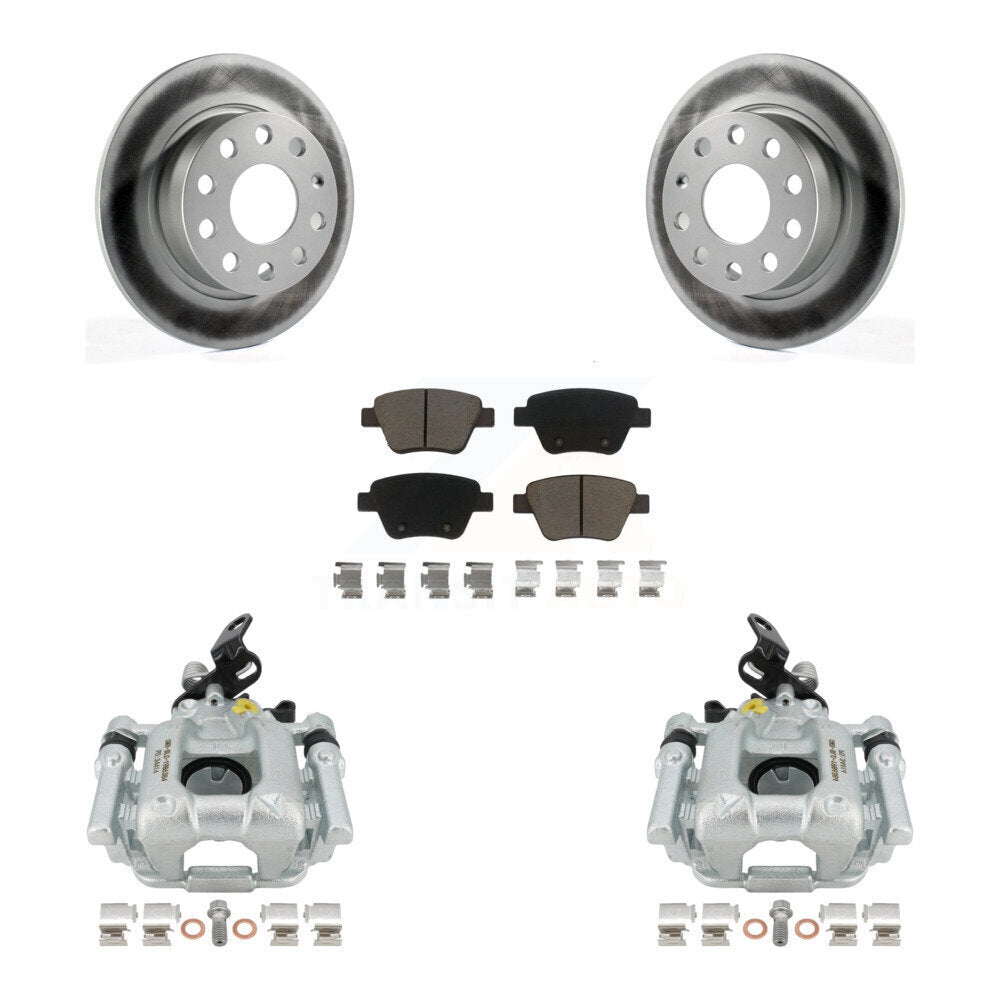 Transit Auto KCG-100053C Disc Brake Kit for 2010-2013 Volkswagen GTI, Volkswagen Eos, Audi A3 - Rear product image
